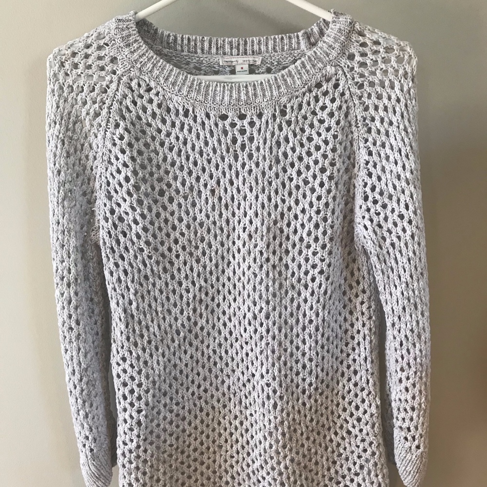 Silver GAP maternity sweater